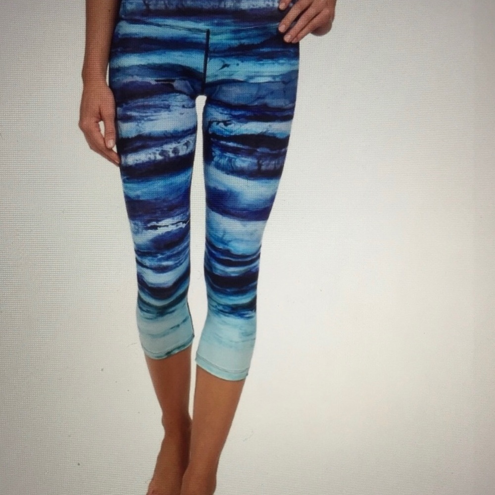 ‼️SOLD‼️Prana Tidal Wave Cropped Leggings Yoga M